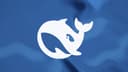 DeepSeek V4 Flash 0731 hero - blue neural network abstract with deep seek data flow