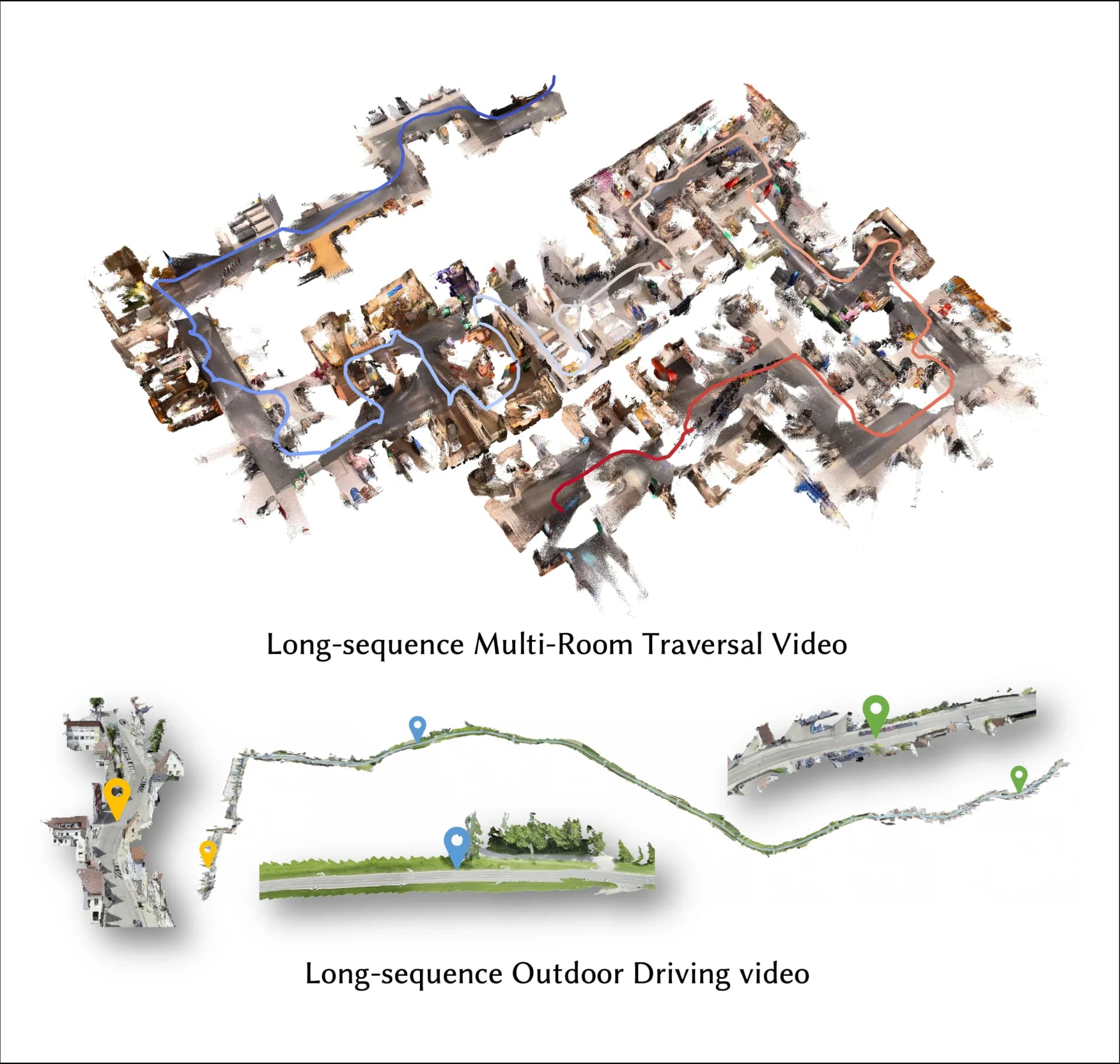 LingBot-Map teaser - Geometric Context Transformer for streaming 3D reconstruction